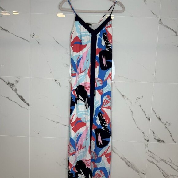 Gibson Look Women's PXS Floral Strappy Maxi Dress Multicolor Summer - Picture 1 of 10
